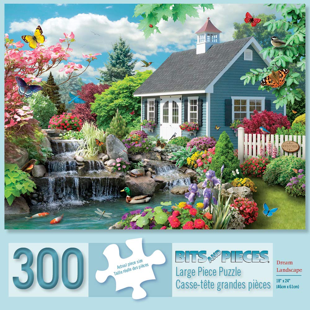 Amazon.com: Bits and Pieces – Large 300 Piece Jigsaw Puzzle